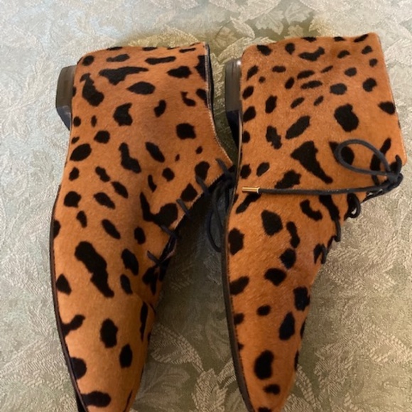 Charlotte Olympia Leopard Print Ankle Boots - Picture 3 of 10
